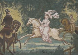 Walter Richard Sickert - Harriet Wilson Riding In The Park