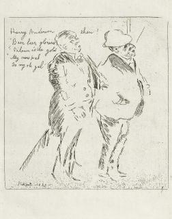 Walter Richard Sickert - In Memoriam, Harry Anderson Eheu! (Bromberg 207)