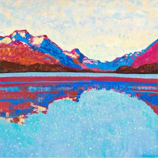 Walter Ropélé - Bergstille, Silsersee, 2008 Silence In The Mountains, Lake Sils, 2008
