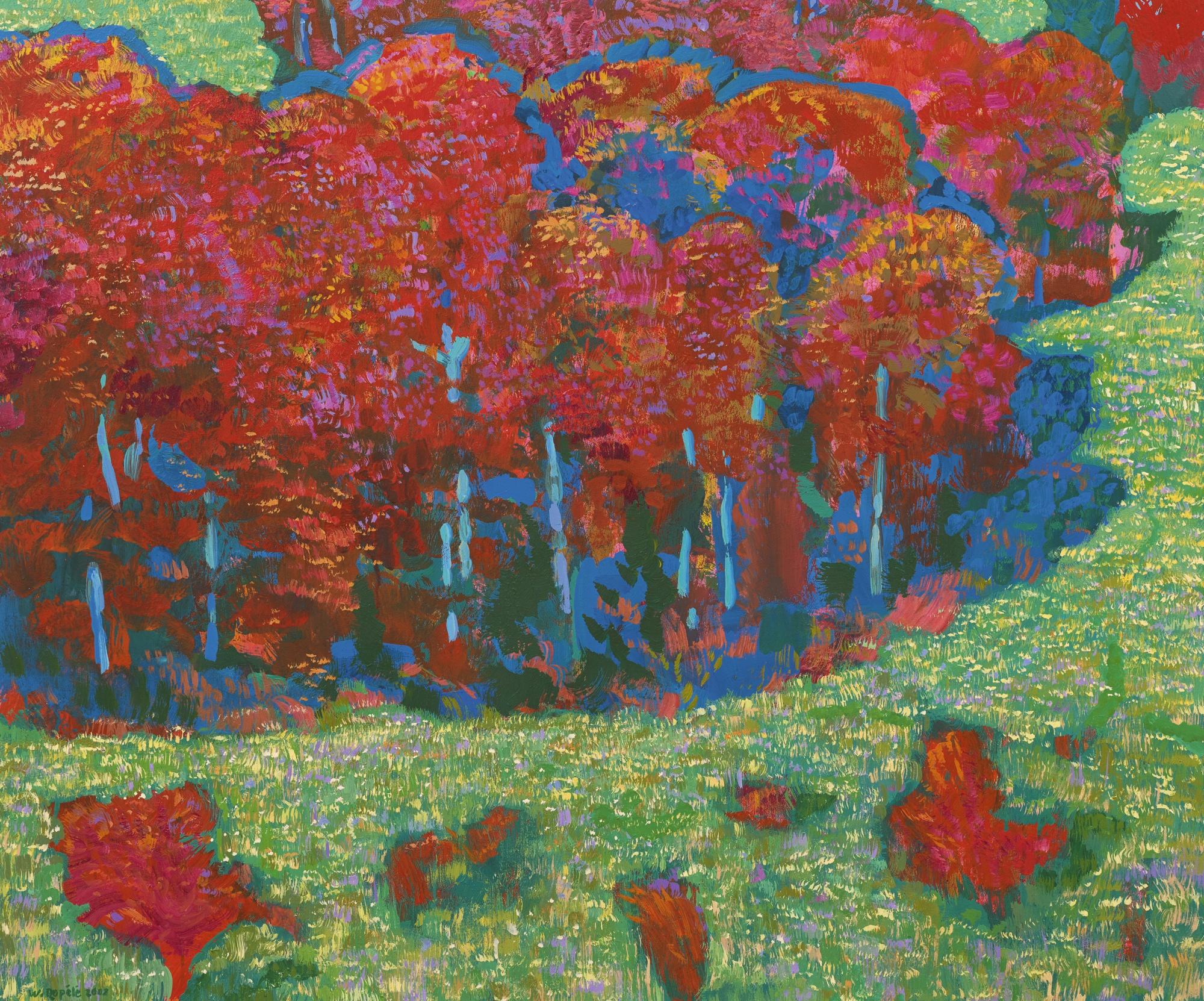 Walter Ropélé - Herbstwald, 2008