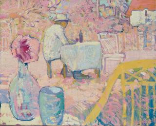 Walter Ropélé - Im Restaurant.