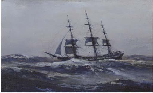 Walter Shirlaw - The Flying Dutchman