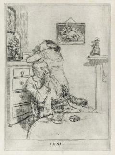 Walter Sickert - Ennui Medium Plate (Bromberg 156)