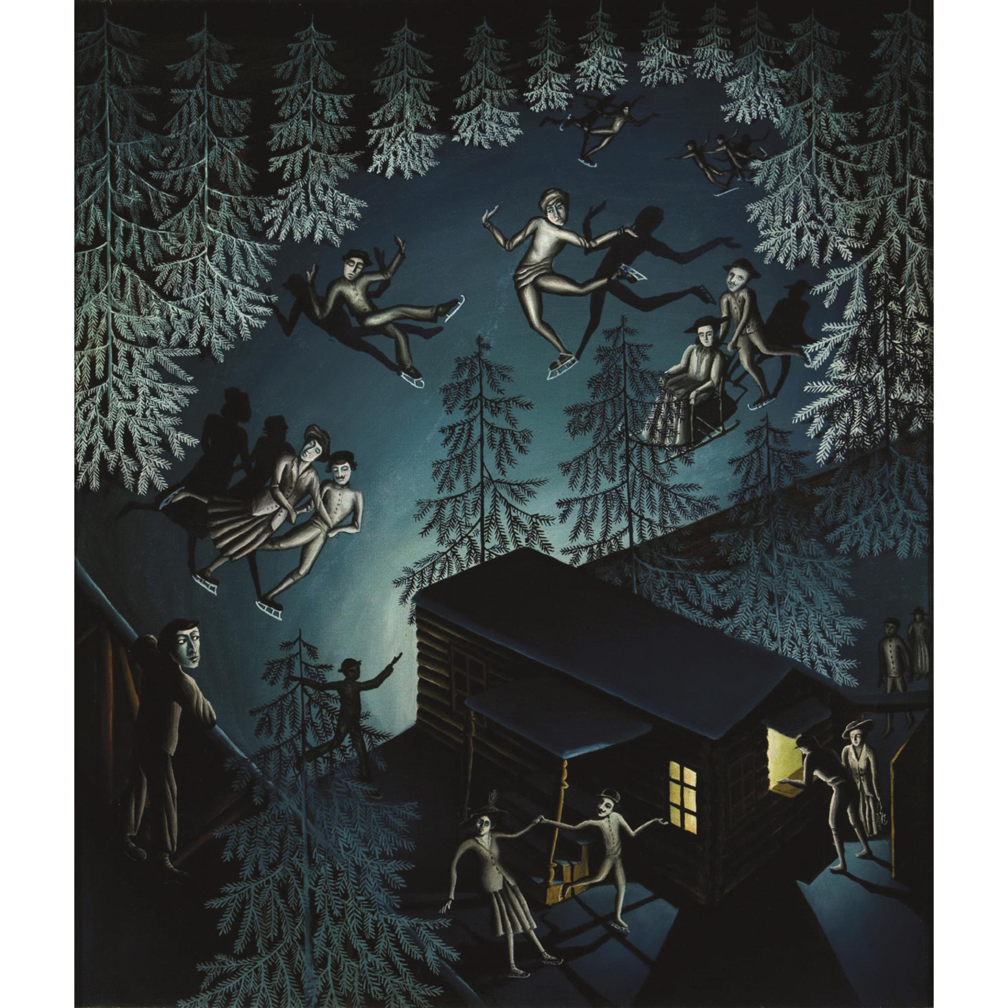 Walter Spies - Die Schlittschuhläufer (The Ice Skaters)