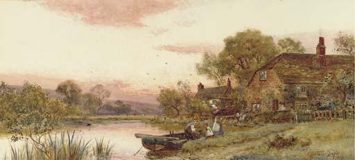 Walter Stuart Lloyd, R.B.A. - The Mill Pond, Ashington
