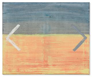 Walter Swennen - 2 arrows (abstract)