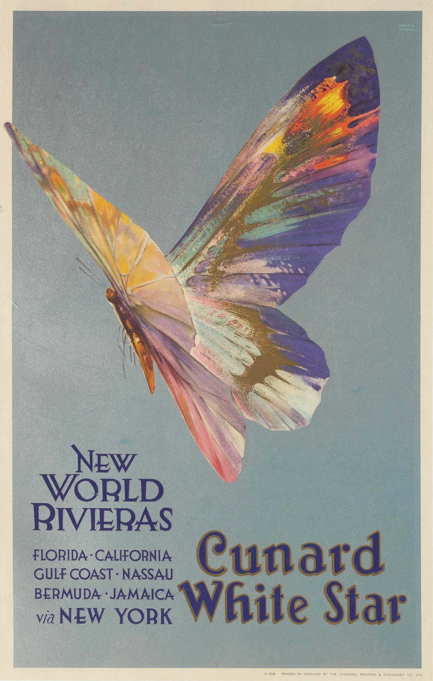 Walter Thomas - Cunard White Star, New World Rivieras