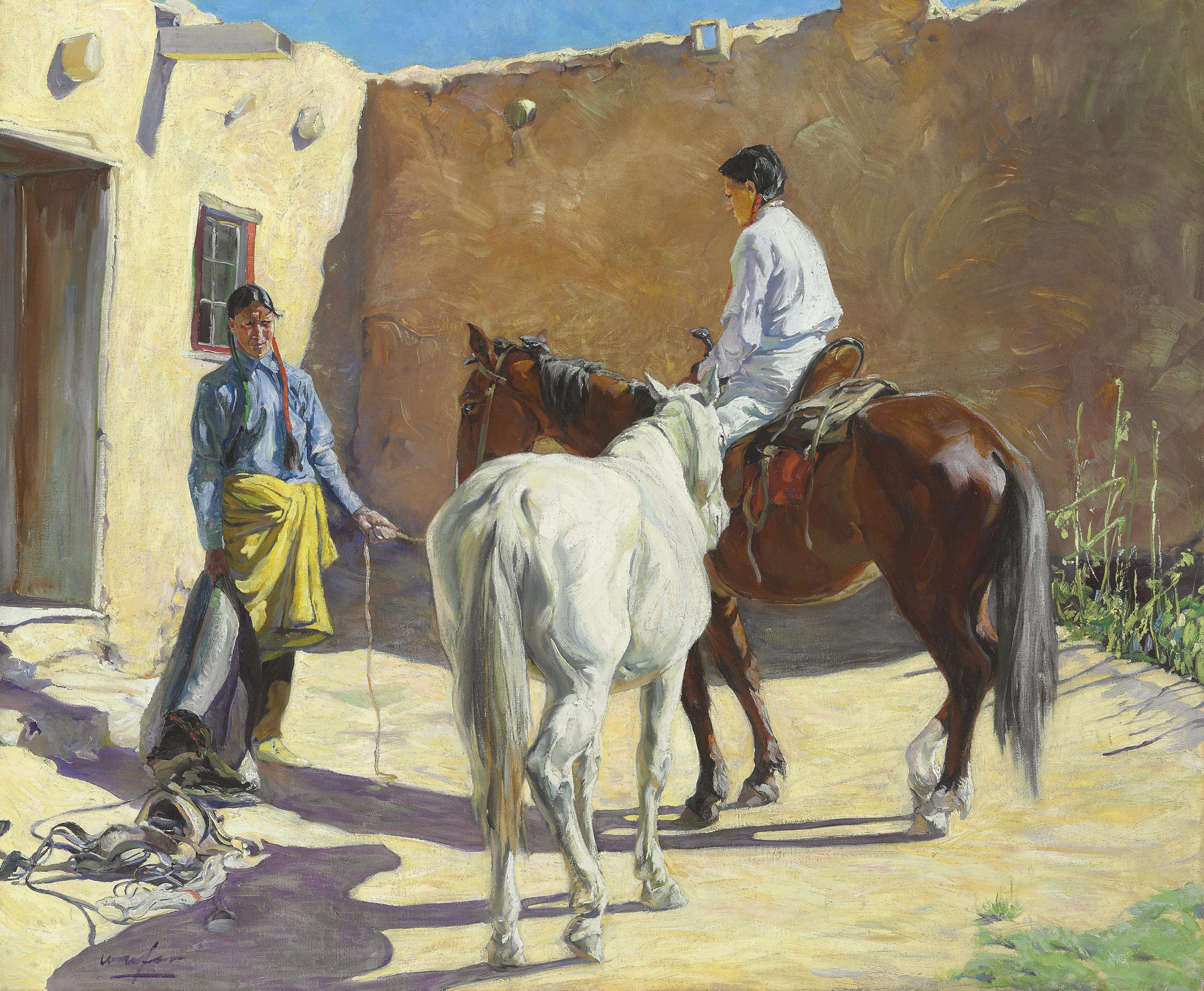 Walter Ufer - Making Ready