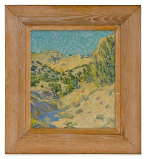 Walter Ufer - Young Pinons, Santa Clara Canyon