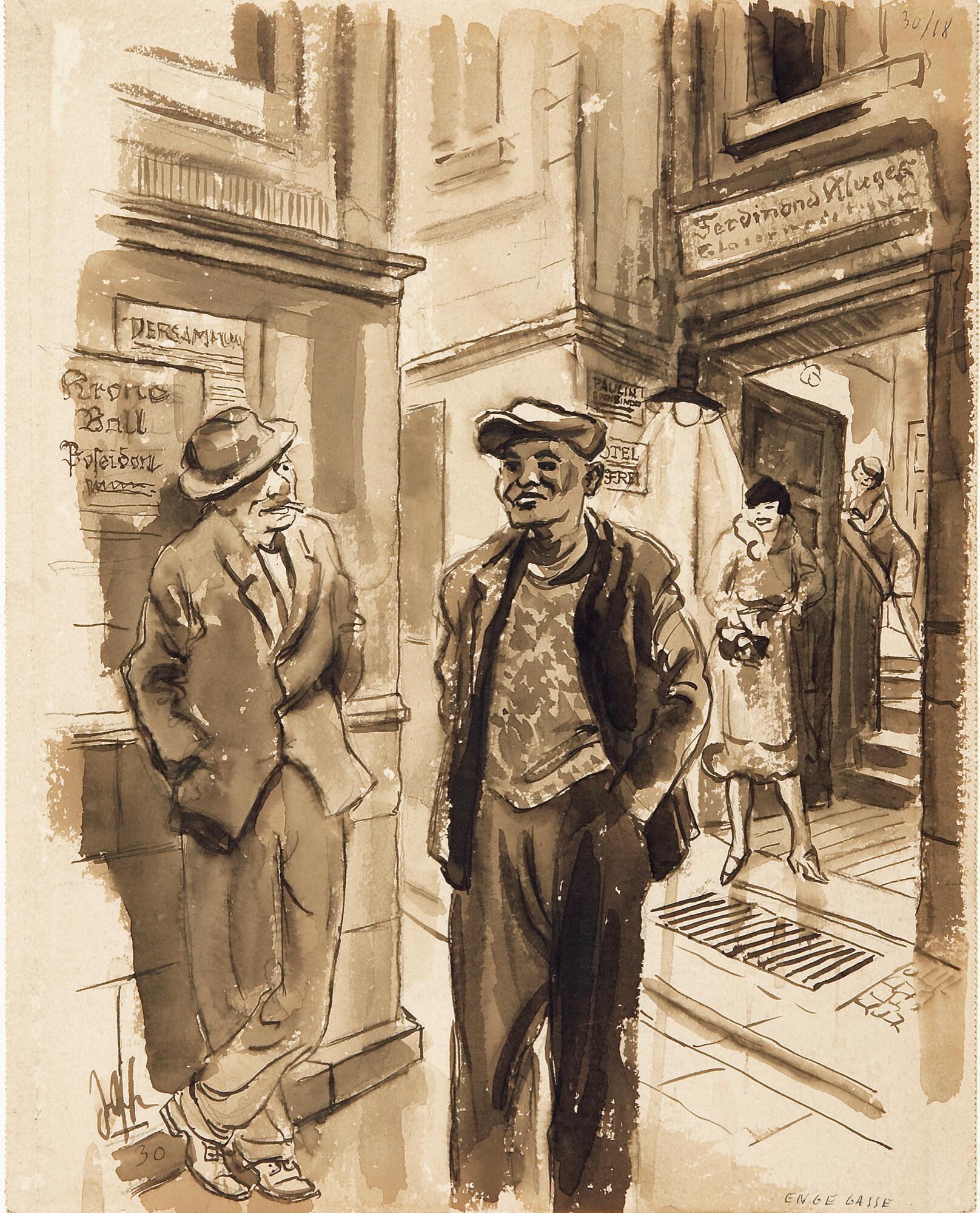 Walter Wellenstein - Enge Gasse.