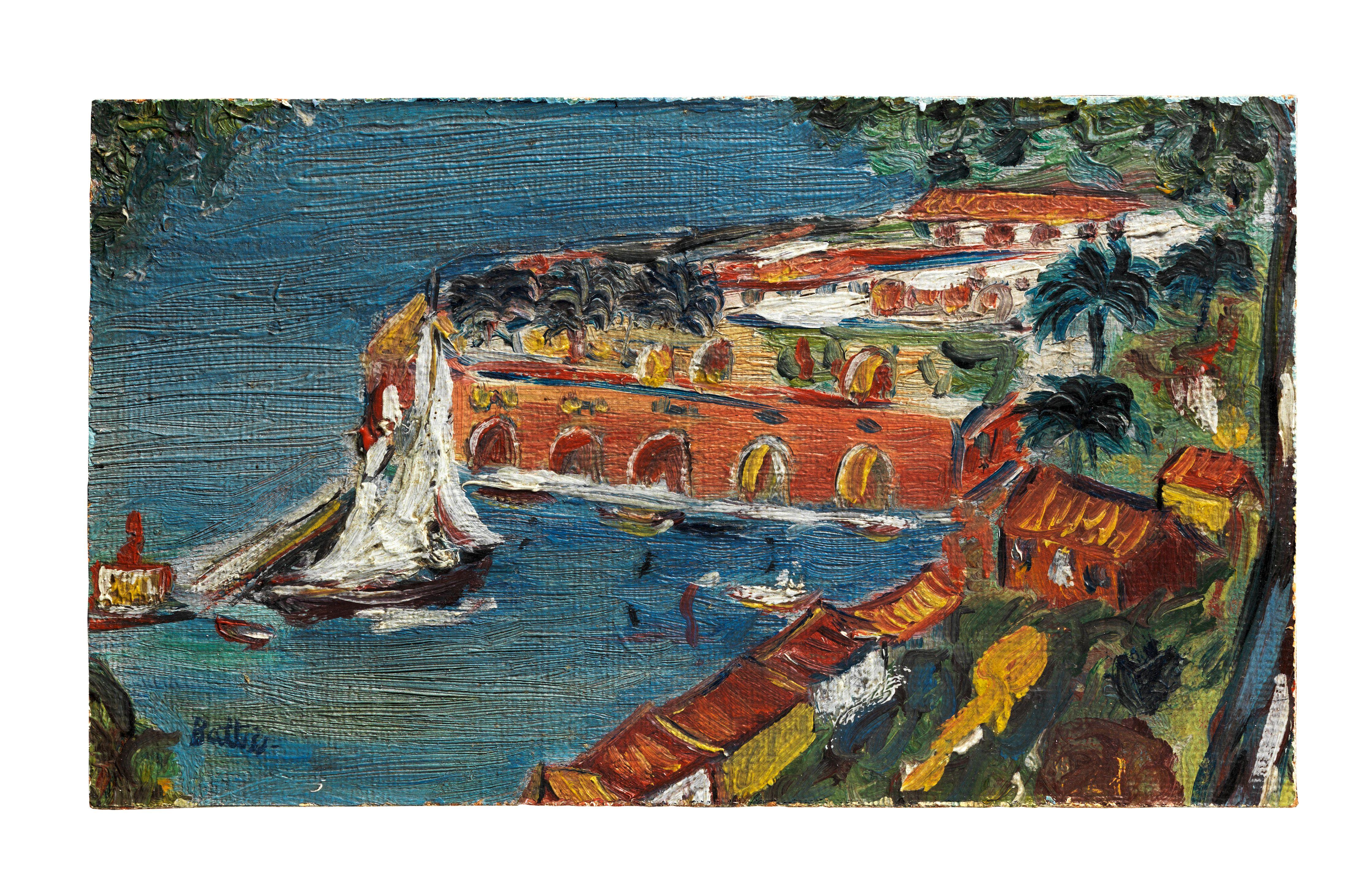 Walter Whall Battiss - A port in North Africa