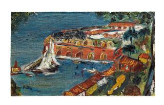 Walter Whall Battiss - A port in North Africa