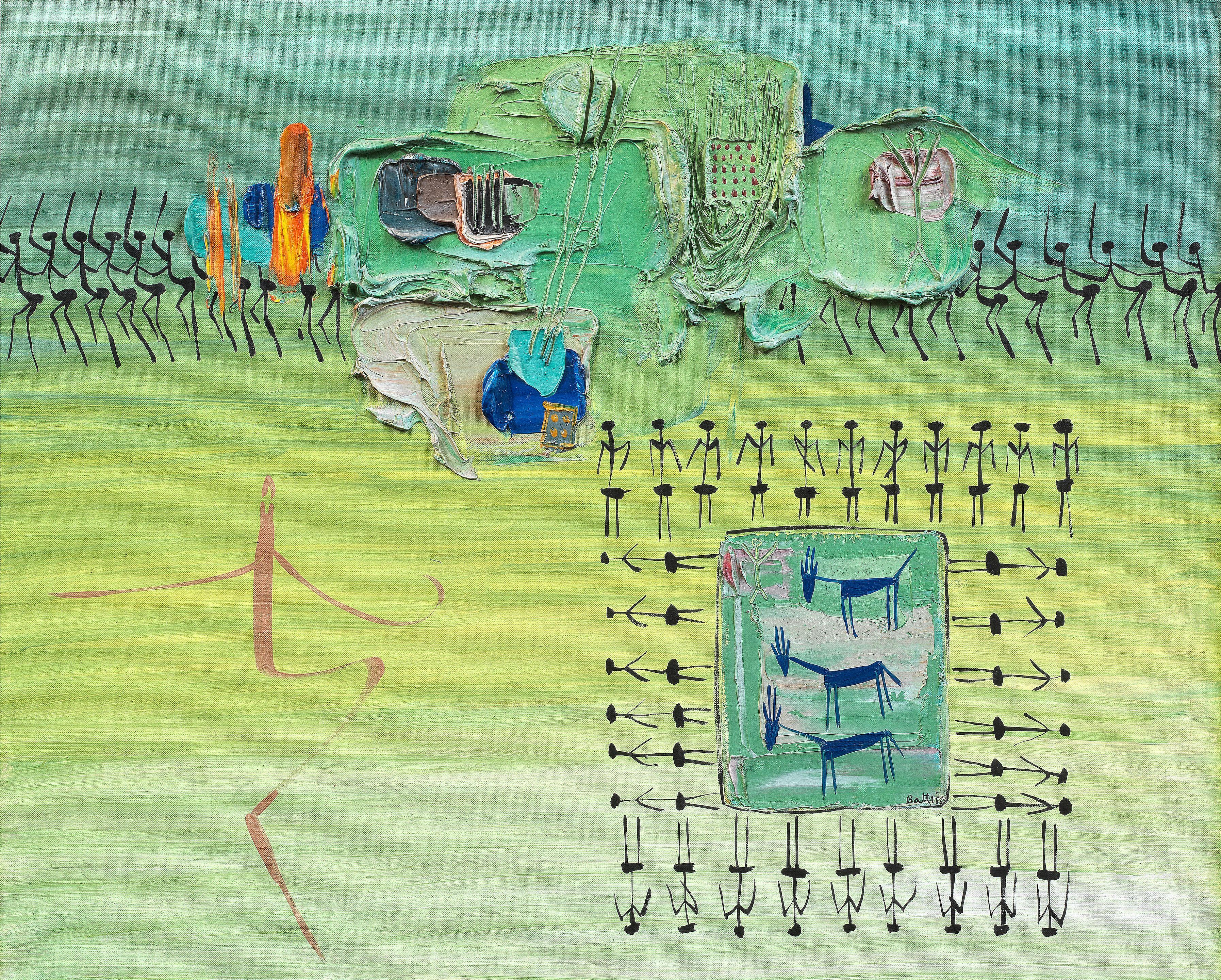 Walter Whall Battiss - The Hunt, 1962