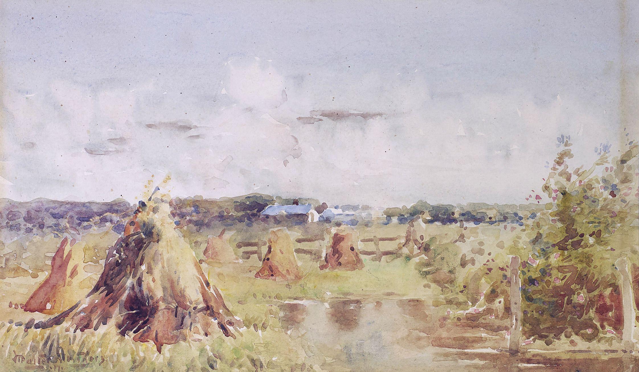 Walter Withers - The Wet Harvest, 1911