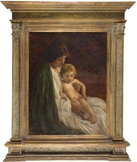 Walther Firle - Madonna im Buchenlaub.