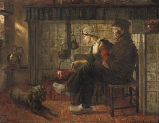 Walther Firle - Preparing dinner
