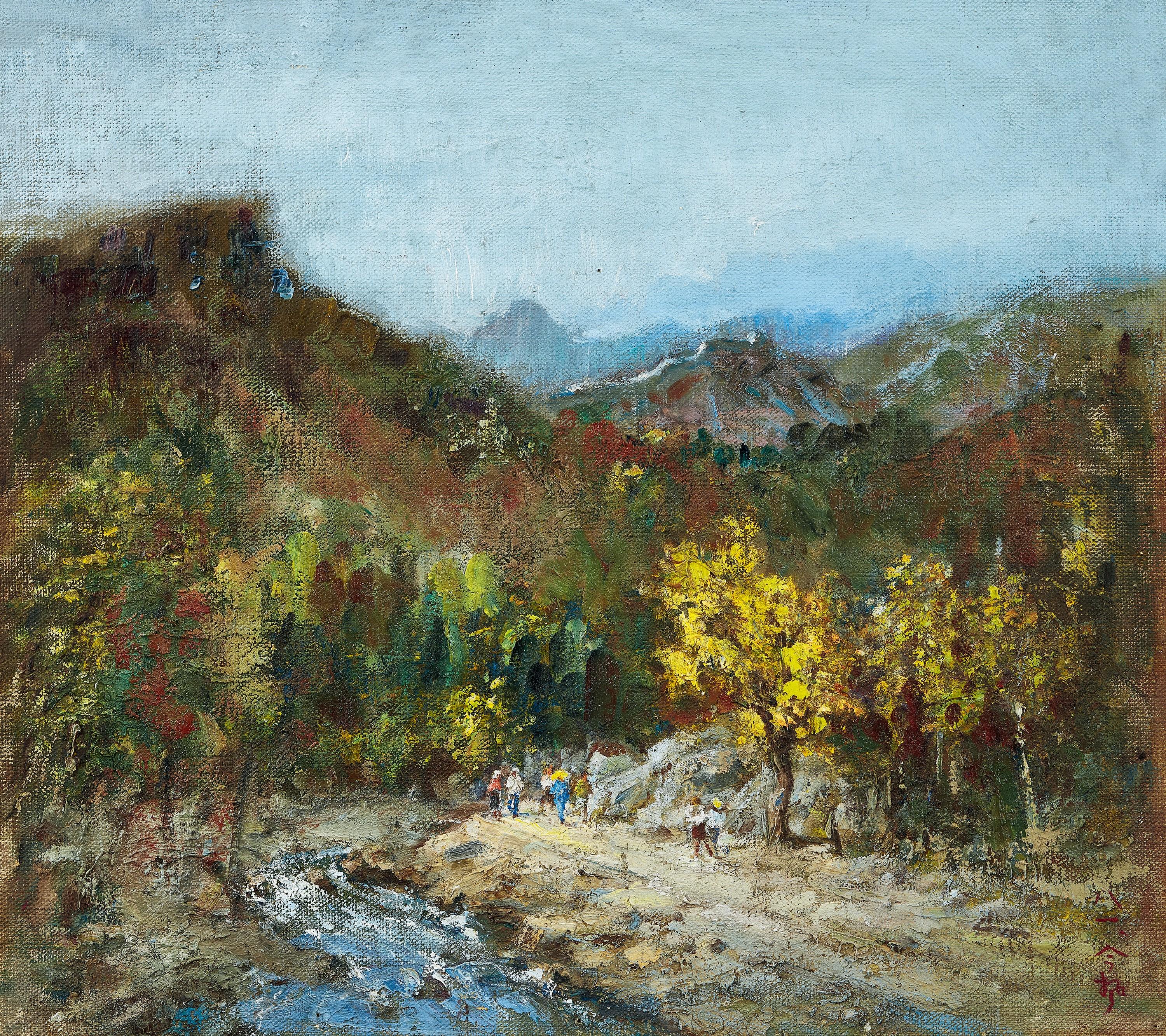 Wan Jinsheng - Landscape Of Chengde(Painted In 1981)