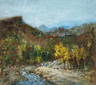 Wan Jinsheng - Landscape Of Chengde(Painted In 1981)