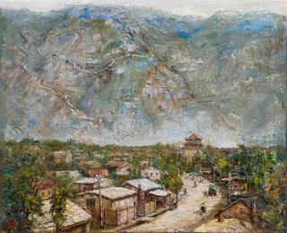 Wan Jinsheng - Sunrise Of Shan Hai Guan(Paint In 1983)