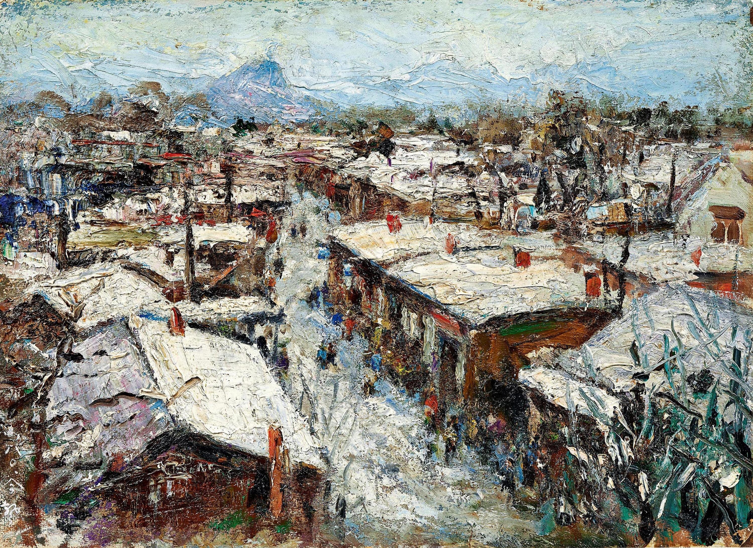 Wan Jinsheng - Xiongyue City(Painted In 1980)