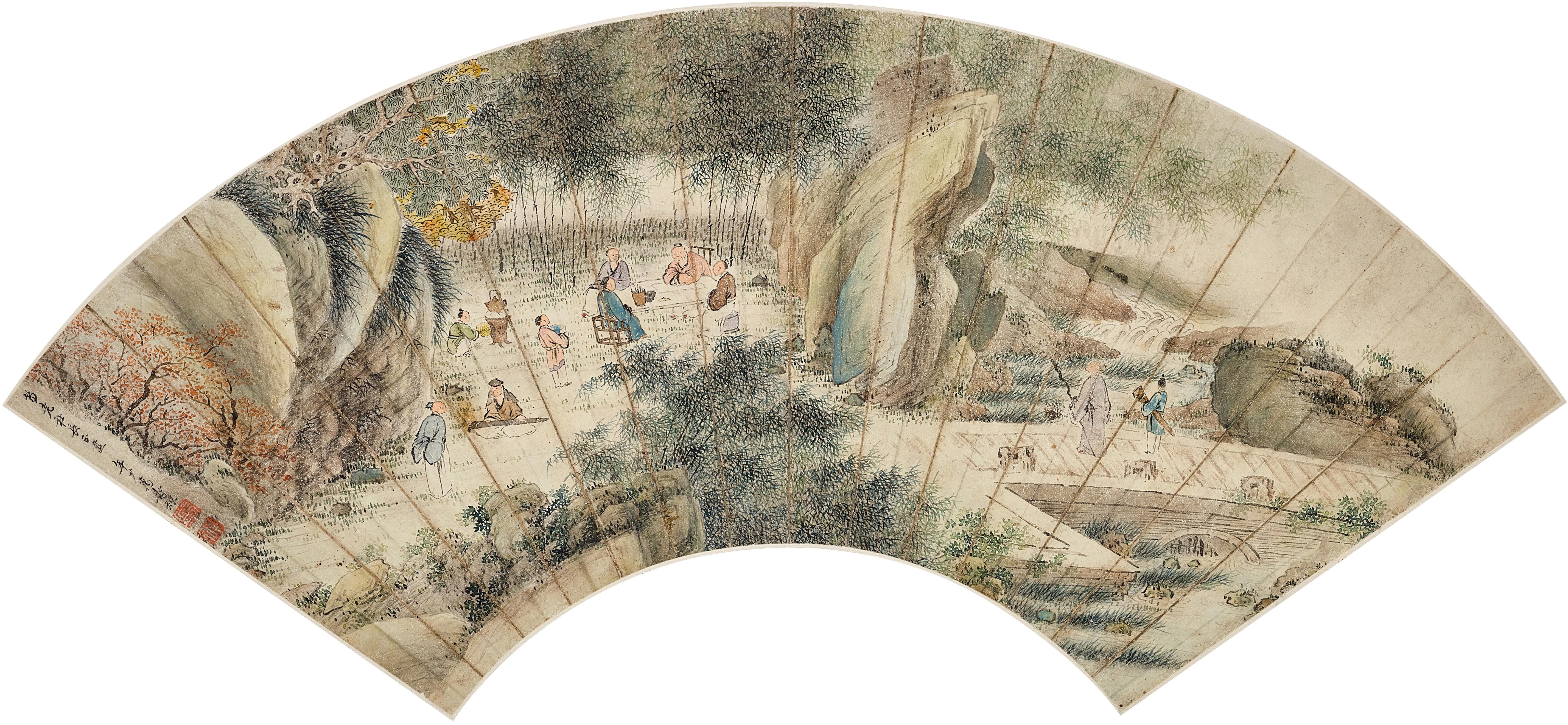 Wan Shouqi - Seven Sages of the Bamboo Grove