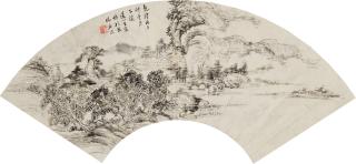 Wang Chen - Huts in the Mountains