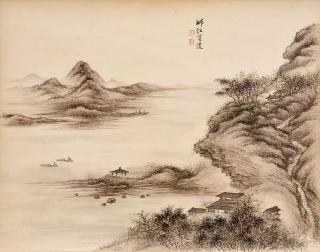 Wang Ershui - Landscape after Jiang Guandao