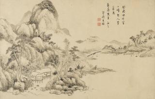 Wang Fu - Landscape, 1813