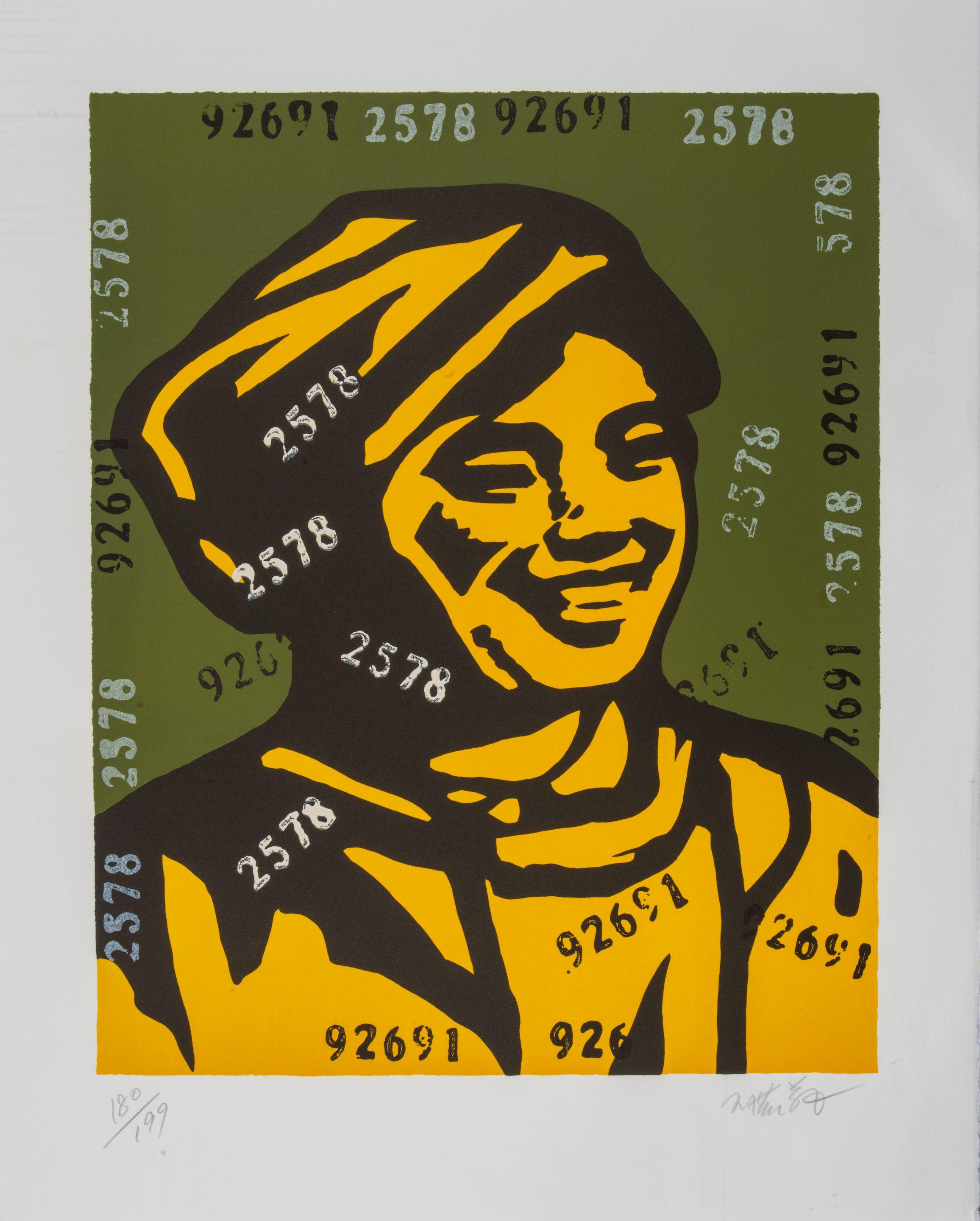 Wang Guangyi - Believer: Worker, 2006