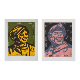 Wang Guangyi - Believer: worker, 2006