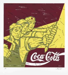 Wang Guangyi - Coca Cola (Red), from Great Criticism