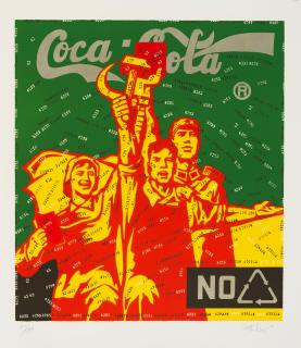 Wang Guangyi - Great Criticism: Coca Cola (Green), 2006