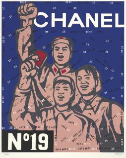 Wang Guangyi - Great Criticism Series: Chanel No. 19