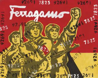 Wang Guangyi - Great Criticism Series: Ferragamo