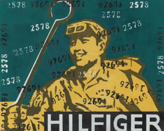 Wang Guangyi - Great Criticism Series: Hilfiger