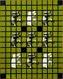 Wang Guangyi - Mass Produced Holy Infant: Green