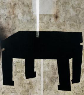 Wang Huaiqing - Between Wood and Bronze(Painted in 2000)