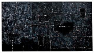 Wang Huaiqing - Traces Of Nature – 4  (Triptych) (Painted In 2004)