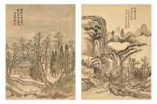 Wang Hui - Landscape after ancient masters