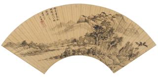 Wang Hui - Landscape After Dong Qichang