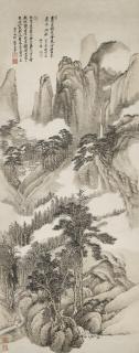 Wang Hui - Landscape in the Style of Jiang Shen