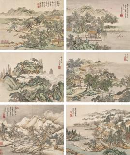 Wang Hui - Landscapes After Ancient Masters
