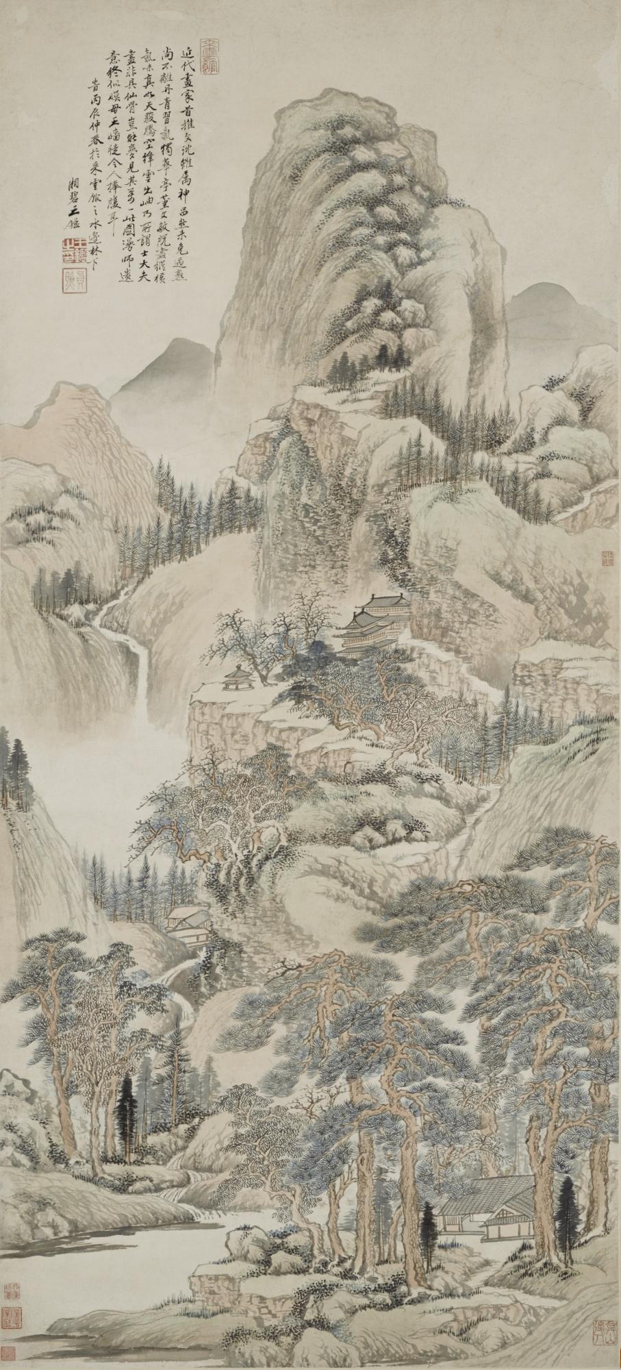 Wang Jian - Landscape After Dong Qichang