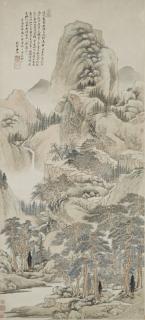 Wang Jian - Landscape After Dong Qichang