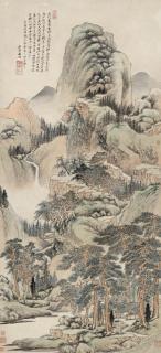 Wang Jian - Landscape after Dong Wenmin