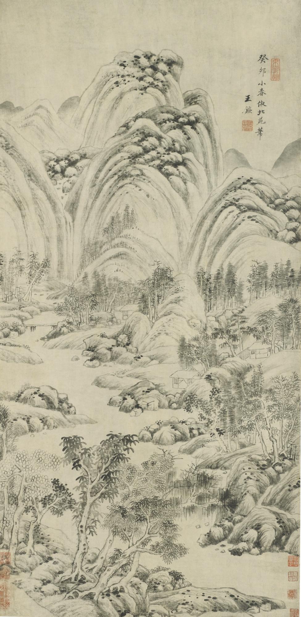 Wang Jian - Landscape After Dong Yuan