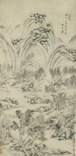 Wang Jian - Landscape After Dong Yuan