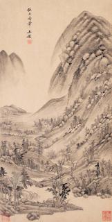 Wang Jian - Landscape After Huang Gongwang