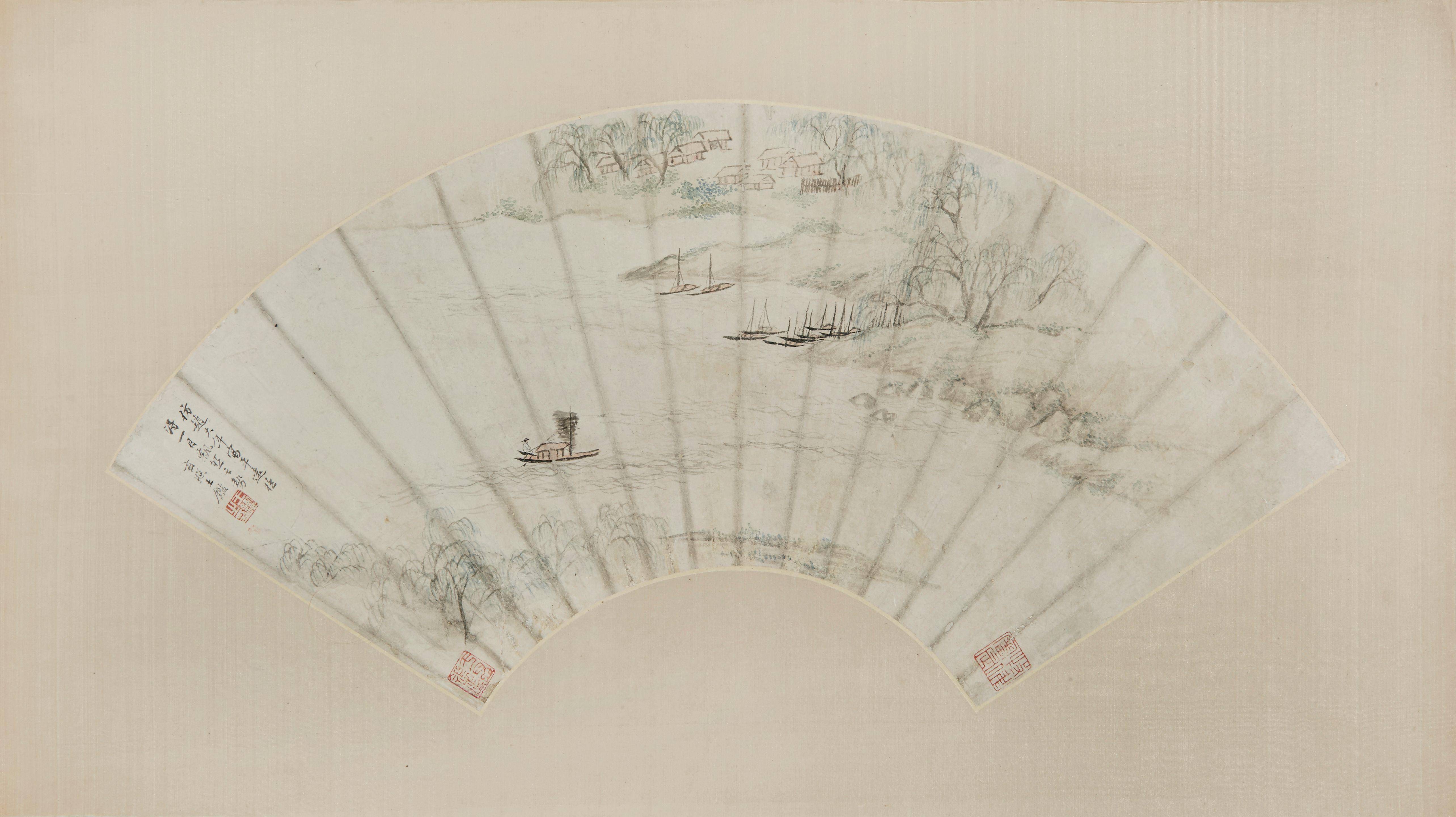 Wang Jian - Landscape after Zhao Danian