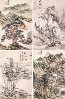 Wang Jian - Landscapes After Ancient Masters